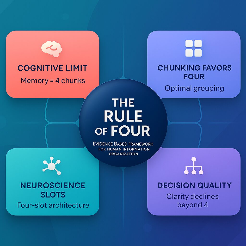 The Rule of Four: The Simple Structure Your Brain Already Knows